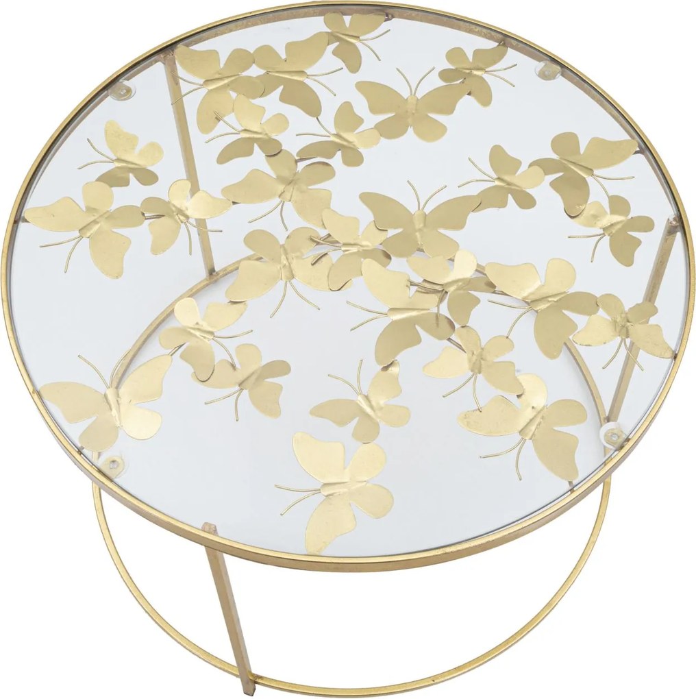MESA DE CENTRO Ø 60X40,5 CM DOURADO