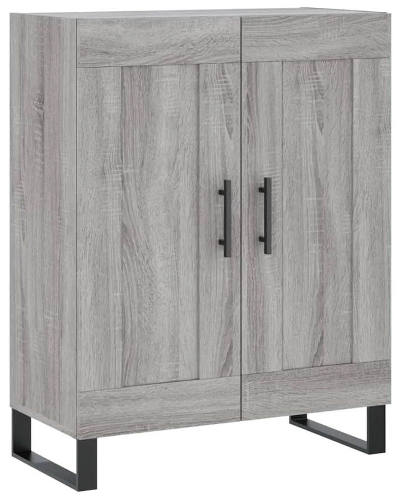 Armário alto 69,5x34x180 cm derivados de madeira sonoma cinza
