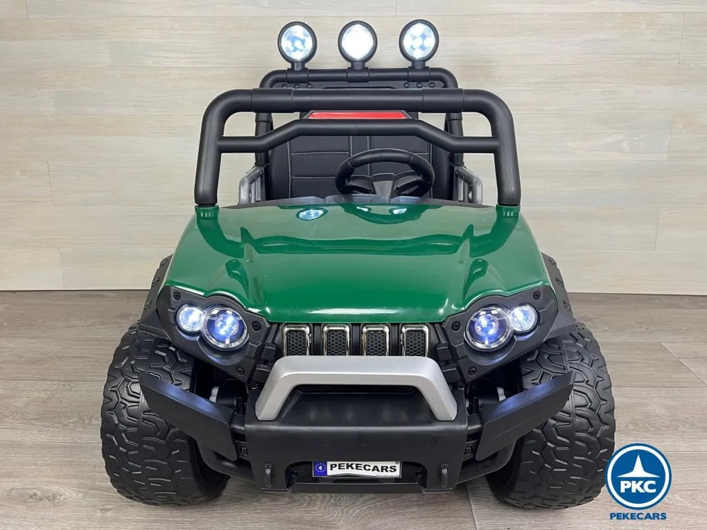 Carro eletrico crianças Todo terreno buggy guepard verde 2 Lugares