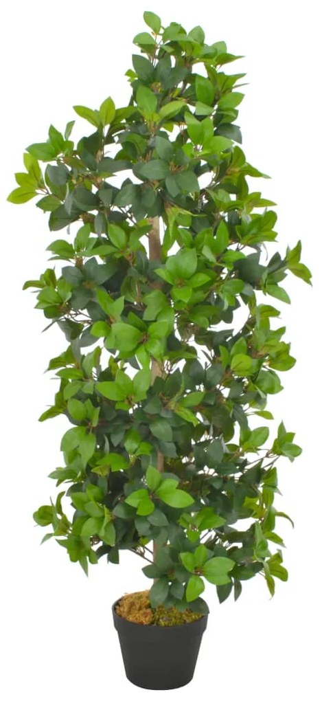 Planta loureiro artificial com vaso 120 cm verde