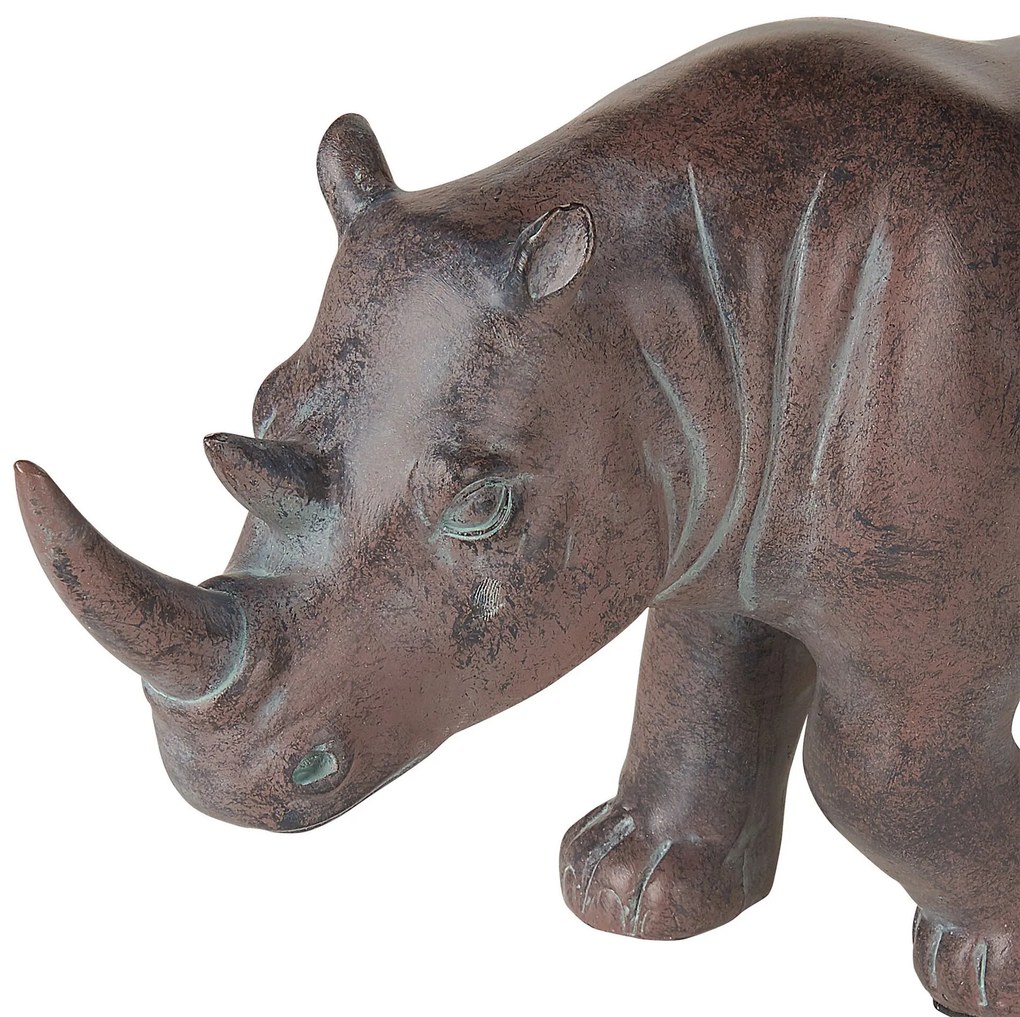 Figura decorativa castanha escura 17 cm GORKHA Beliani