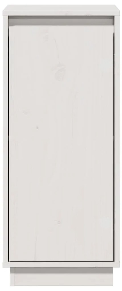 Aparador 31,5x34x75 cm madeira de pinho maciça branco