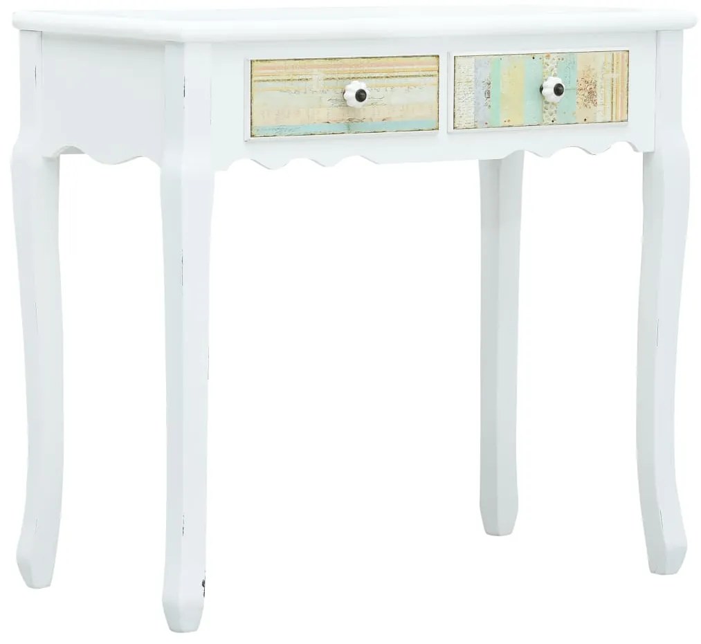 vidaXL Mesa consola 80x40x74 cm madeira branco