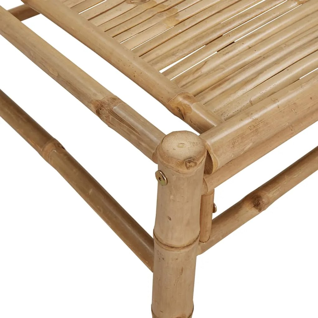 Mesa de centro para jardim 100x55x33 cm bambu