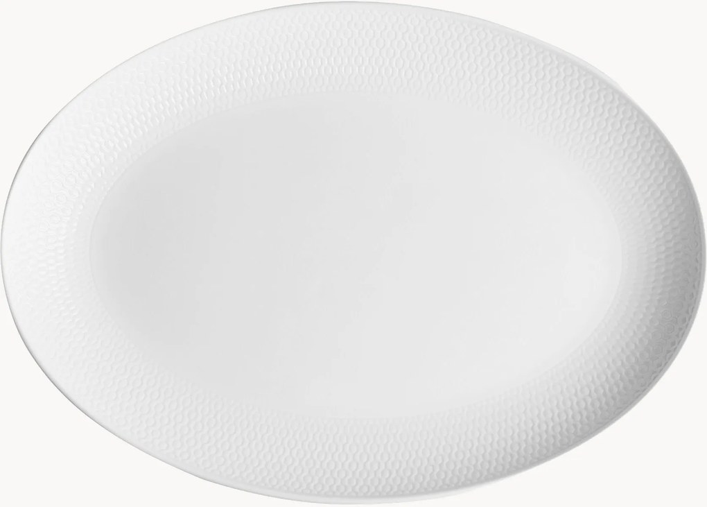 Travessa oval em Fine Bone China Gio