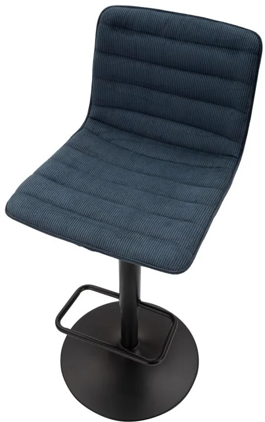 CONJUNTO DE 2 BANCOS DE BAR 43X49,5X85,5-107 (ASSENTO CM 61-82,5 CM) AZUL