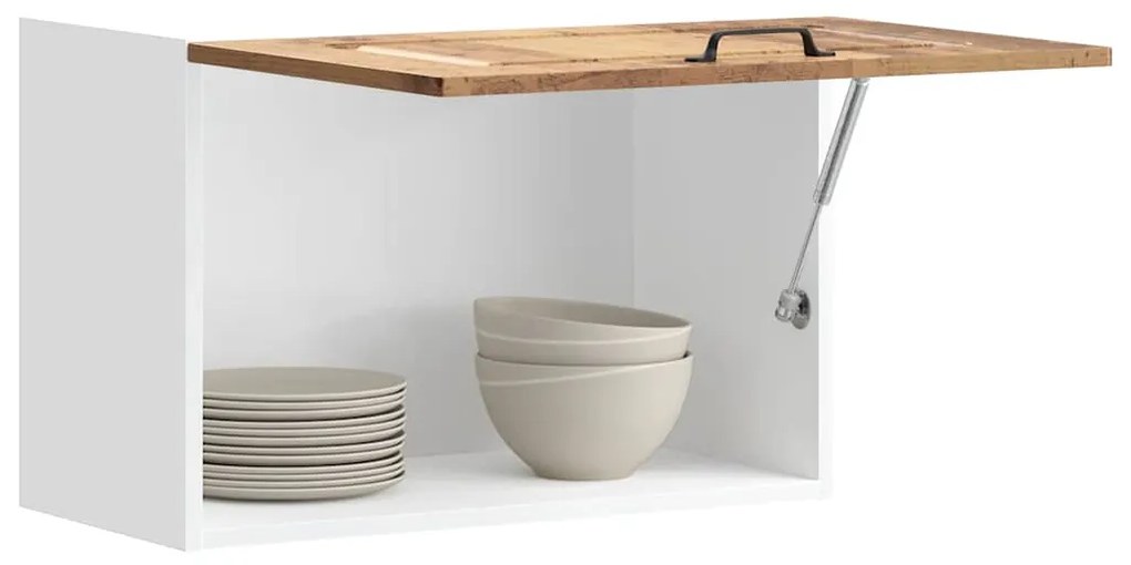 vidaXL Armário de parede para cozinha Kalmar madeira antiga