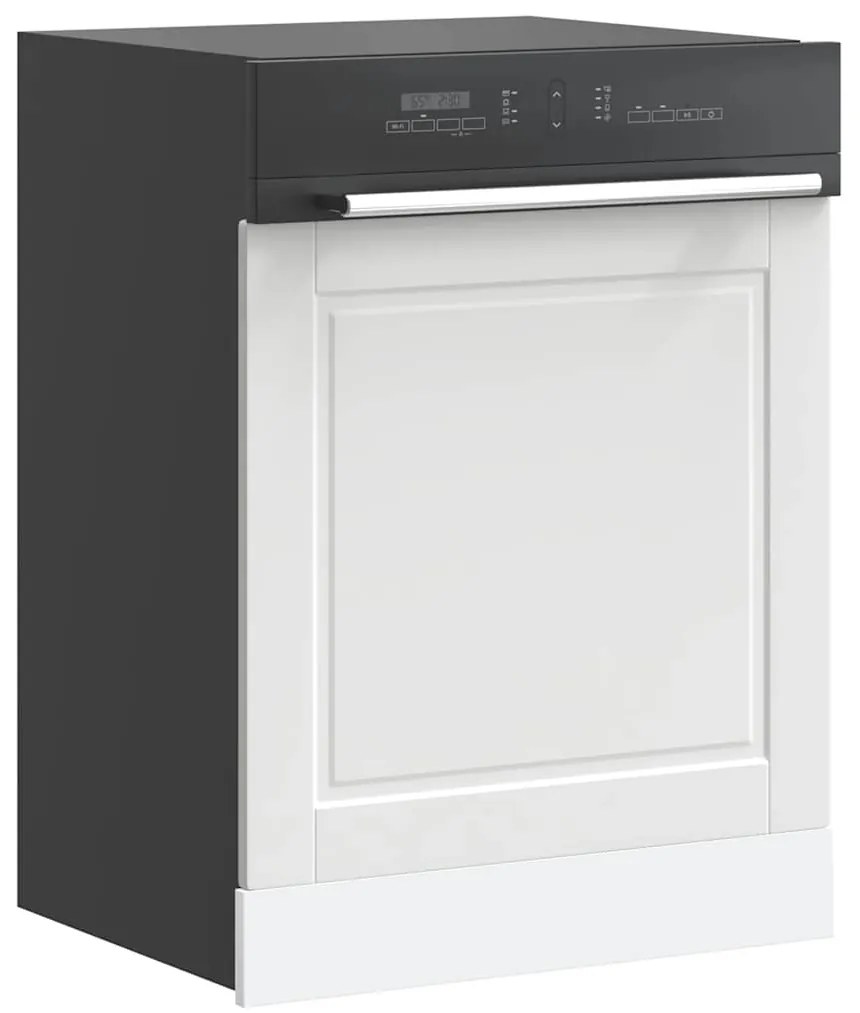 vidaXL Painel máquina lavar louça Porto branco 60x1,5x67 cm