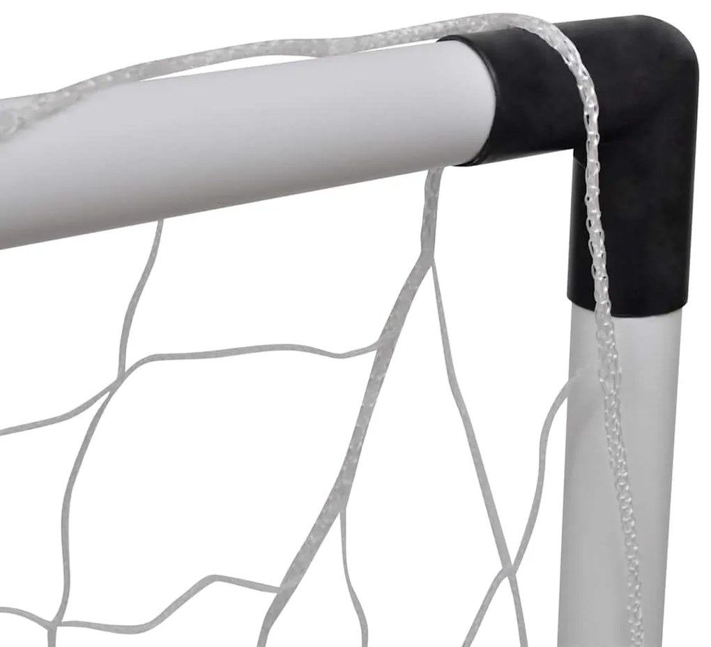 Conjunto de mini balizas de futebol para criança 2 pcs 91,5x48x61 cm