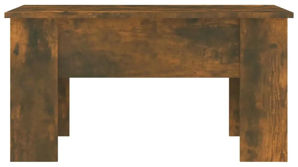 Mesa de centro 79x49x41 cm madeira processada carvalho fumado
