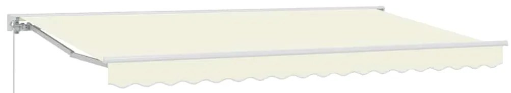 Toldo Retrátil Manual Creme 400x200 cm