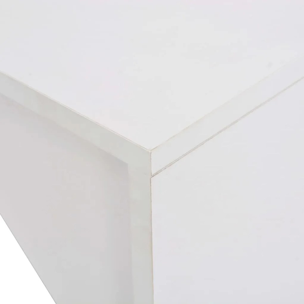 Mesa de bar com armário 115x59x200 cm branco