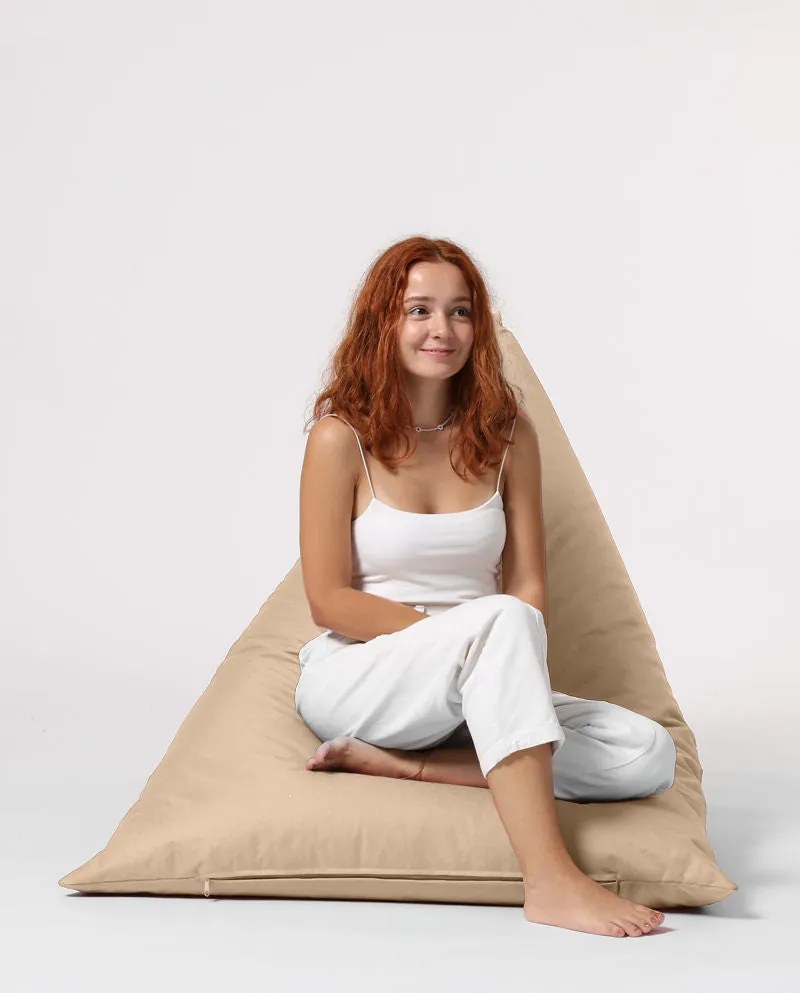 Pufe de Jardim Pyramid Big Bed – Vison – 145x35x90 cm | Tribo Home