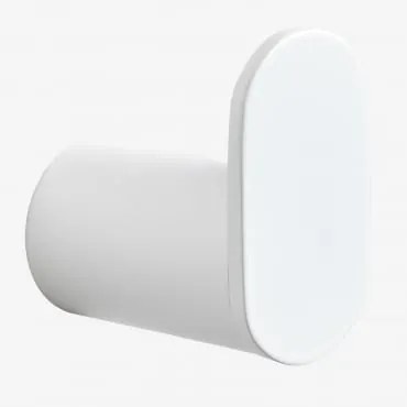Cabide De Banheiro De Aço Inoxidável Alameda Branco - Sklum