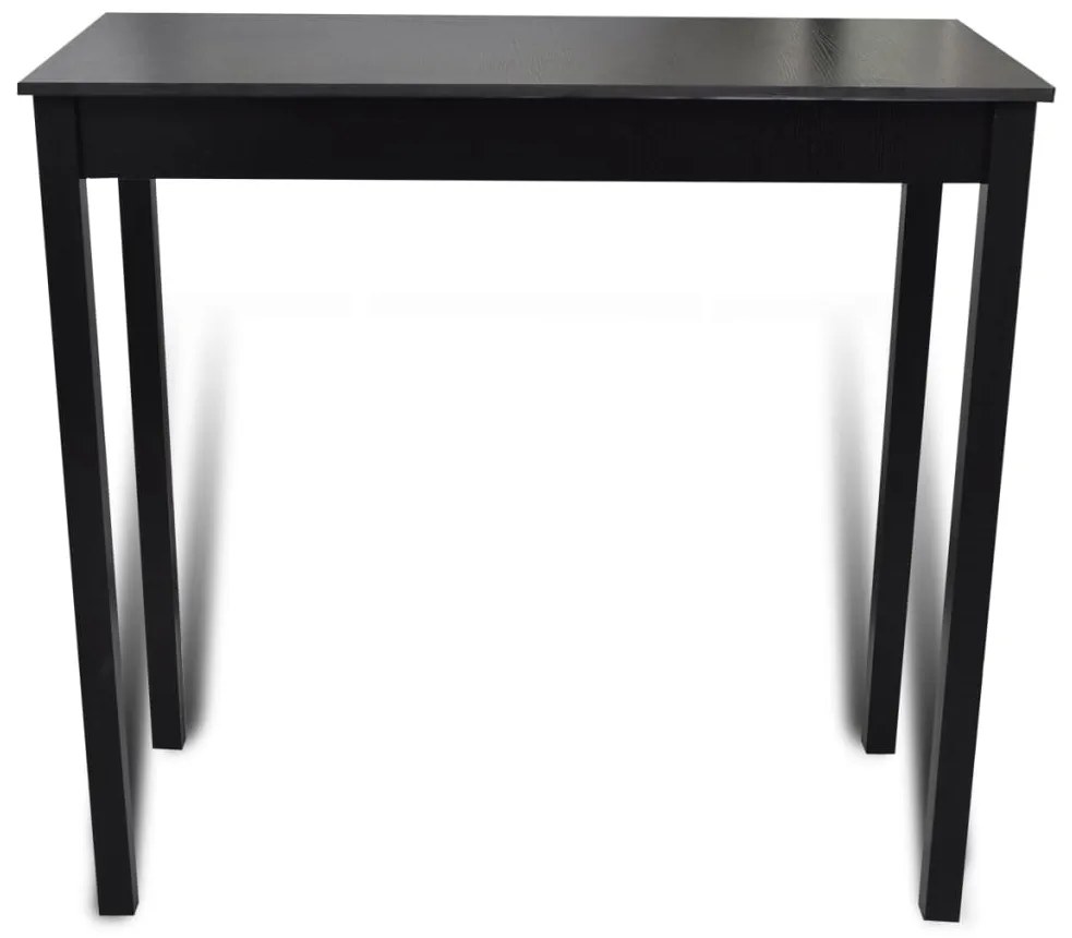 Mesa de bar com 4 cadeiras de bar preto