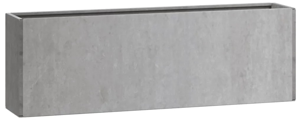 Vasos/floreiras de parede 2 pcs aço corten cor enferrujado