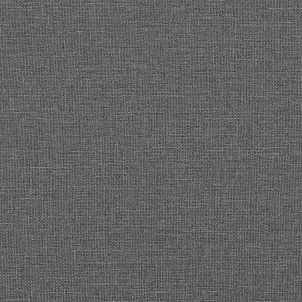 Cadeira com apoio de braços 74x84x100 cm tecido cinzento-escuro