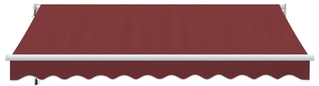 Toldo retrátil automático 300x250 cm bordô