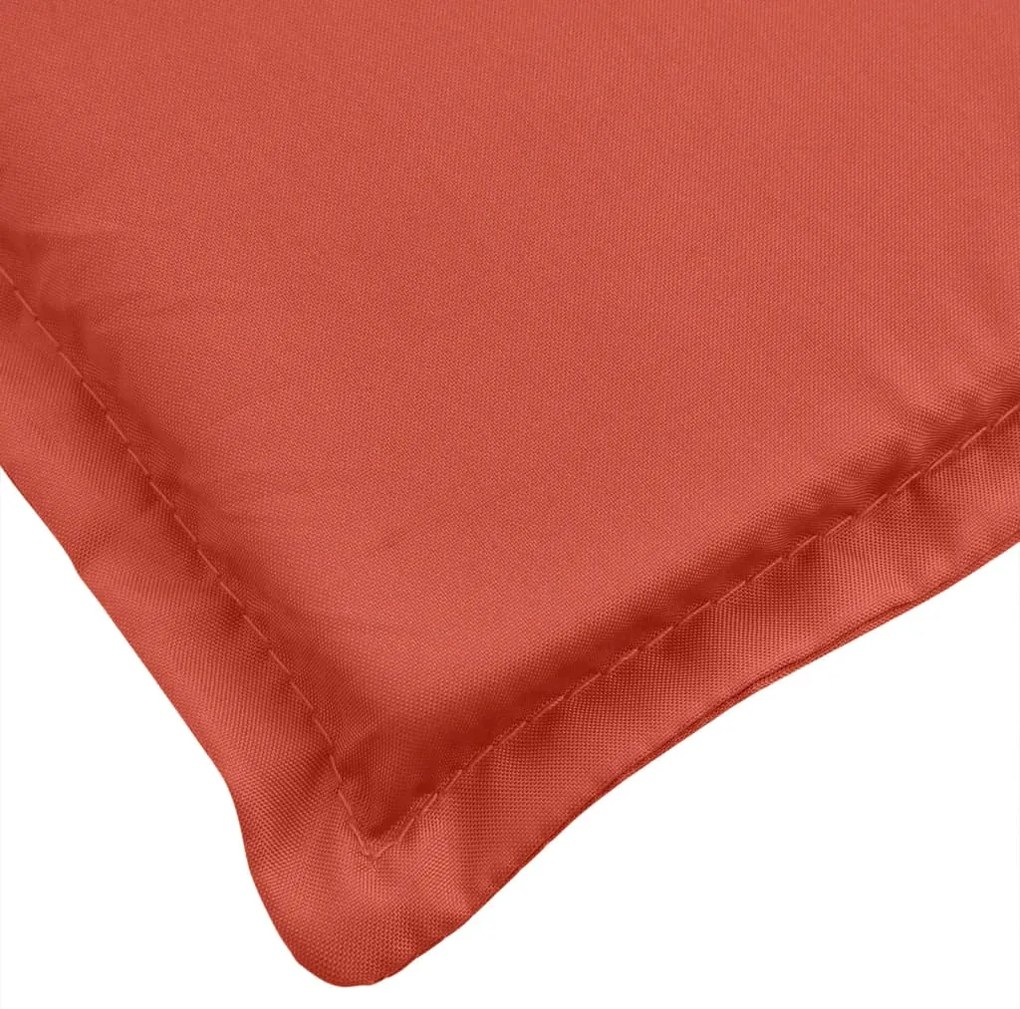 Almofadões cadeiras altas 6 pcs mesclado tecido vermelho