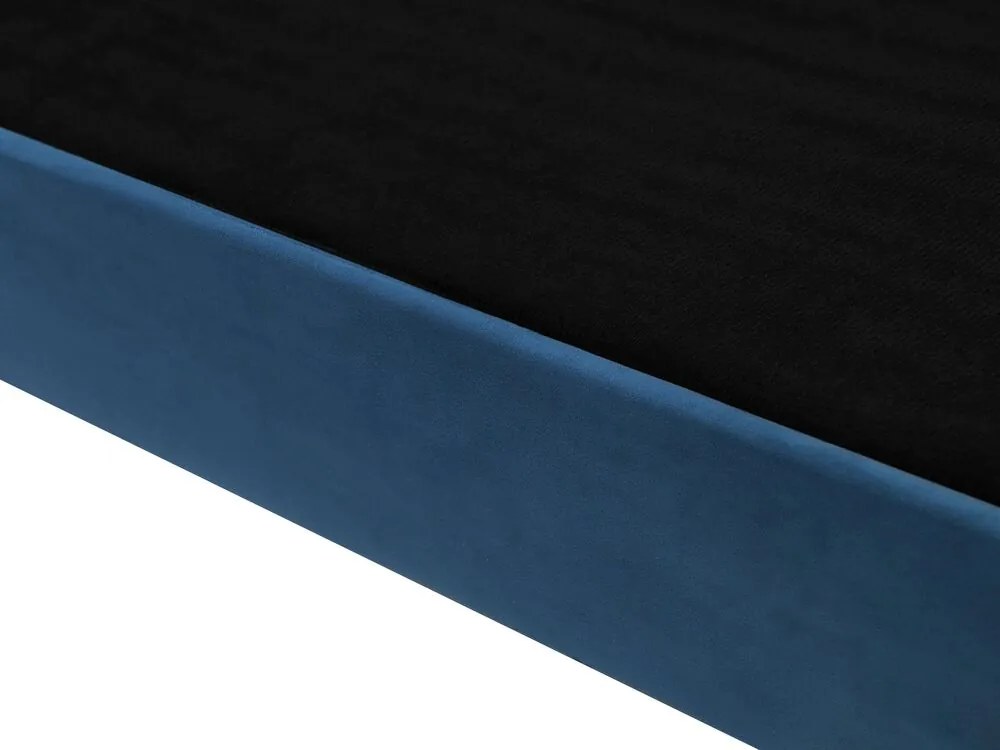 Conjunto de sofás com 5 lugares em veludo azul cobalto SKIEN Beliani