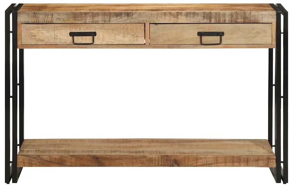 Mesa de Console vidaXL 120x33x75 cm Madeira de Mangueira Sólida