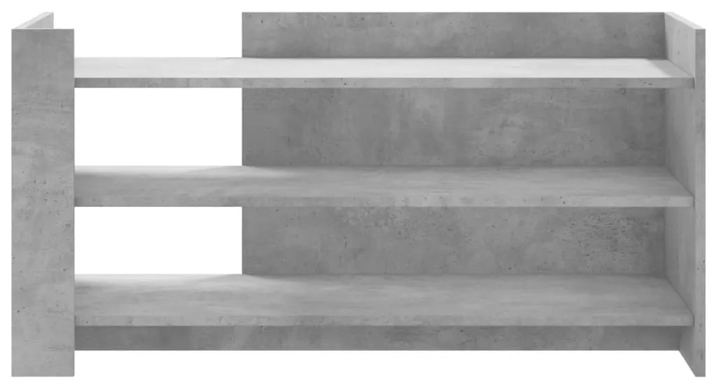 Mesa de centro 100x50x50cm derivados de madeira cinza cimento