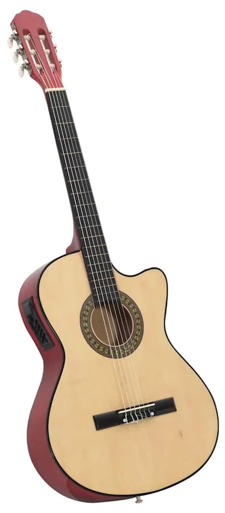 12 pcs conjunto de guitarra com equalizador e 6 cordas
