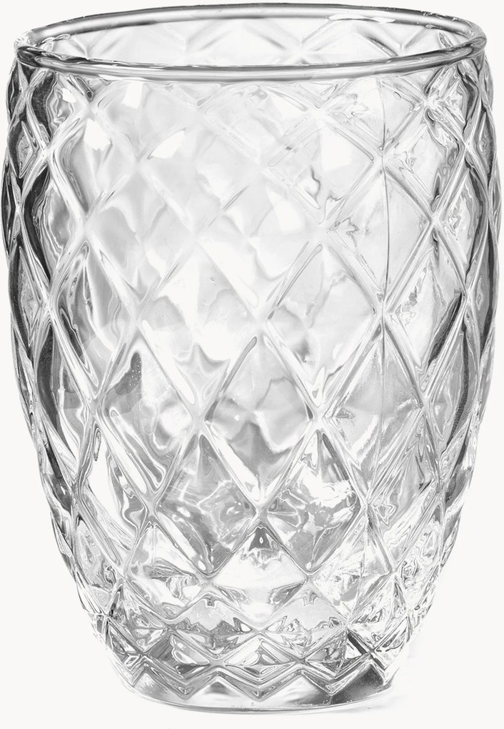 Copos artesanais Diamond, conjunto de 6