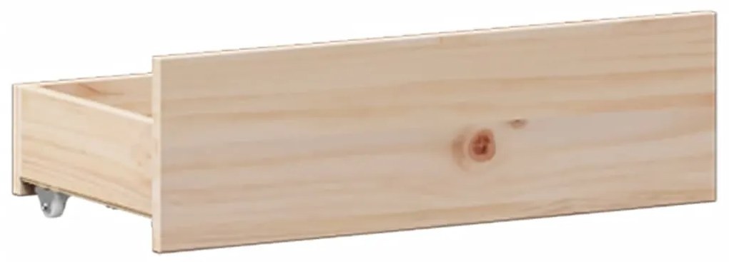 Cama com estante sem colchão 180x200 cm pinho maciço