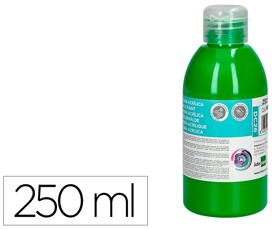 Pintura Acrilica Frasco de 250 Ml Verde