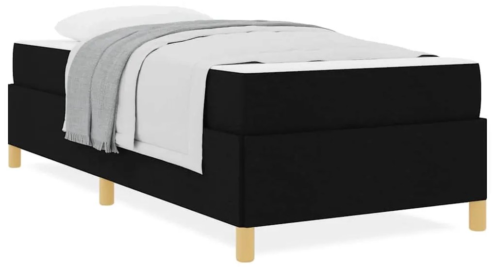 Cama Box Outros Preto e Branco 90 x 190 cm tecido