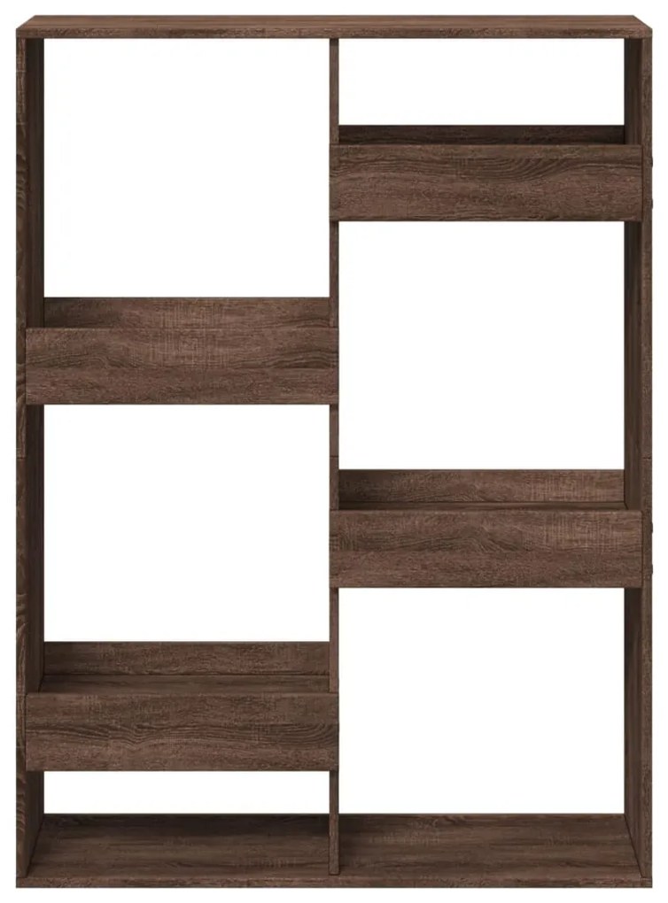 Estante 100x33x135 cm derivados de madeira carvalho castanho