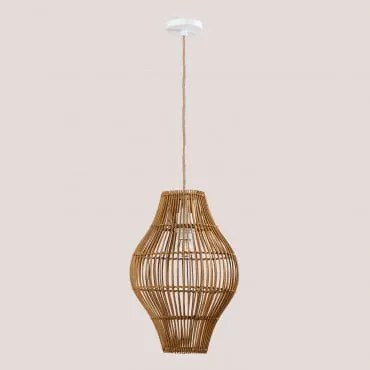 Candeeiro De Tecto Em Rattan Maope Natural - Sklum