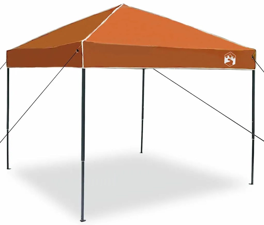 Tenda de Toldo Laranja 250 x 250 x 227 / 236 / 245 cm Tecido Oxford