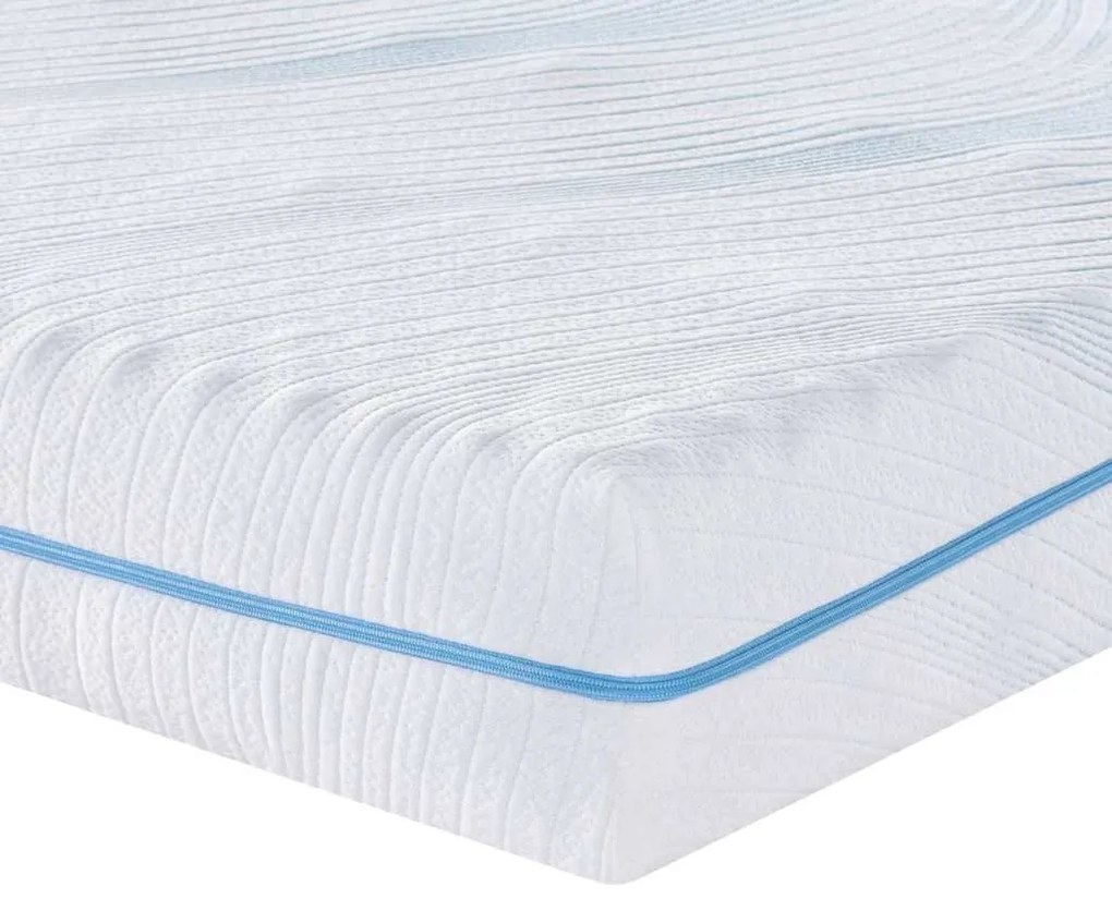 Colchões Branco 180 x 200 cm Tecido jacquard 100% poliéster