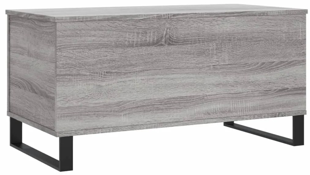 Mesa de centro 90x44,5x45 cm derivados de madeira cinza sonoma