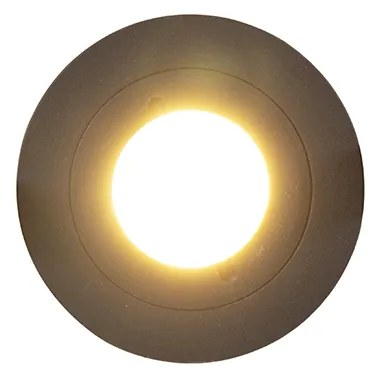 Conjunto de 6 focos embutidos modernos pretos redondos IP44 - Xena
