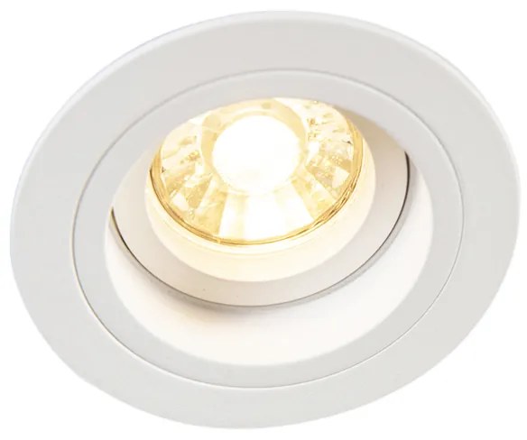 LED Foco de encastrar redondo branco orientável lâmpada-Wifi-GU10 - CHUCK Moderno