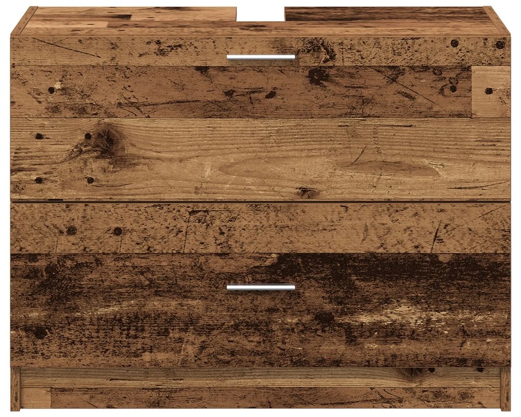 Armário de Pia Madeira Antiga 78x37x59 cm Madeira Engenharia