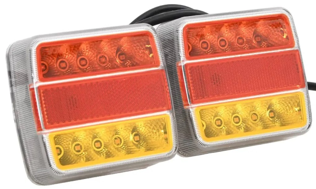 Farolins de reboque 2 pcs lâmpada LED 12V vermelho