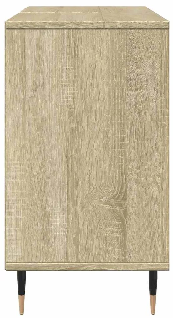Armário p/ casa banho 80x33x60cm deriv. madeira carvalho sonoma