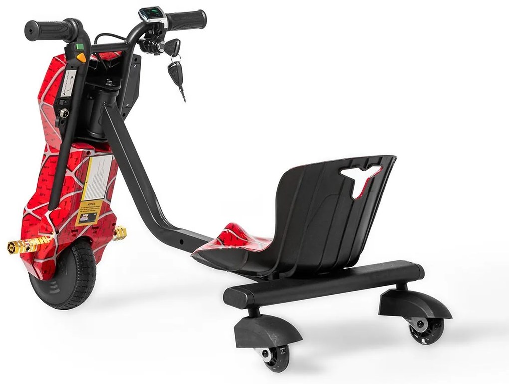 Triciclo elétrico Drift Mini 36v Vermelho