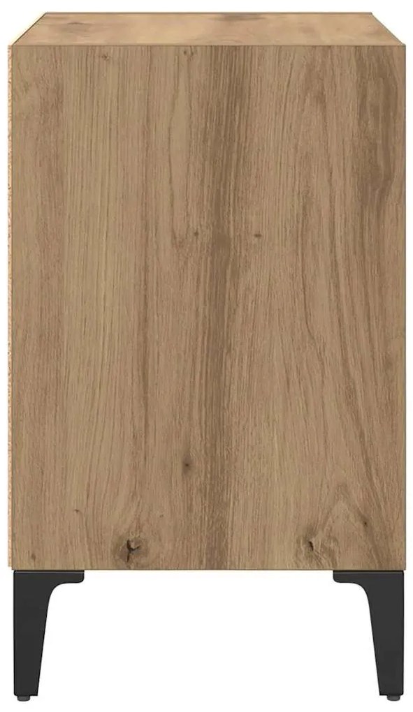Criados-mudos 2 pcs Carvalho Artesanal 40x30x50 cm Madeira engenheirad
