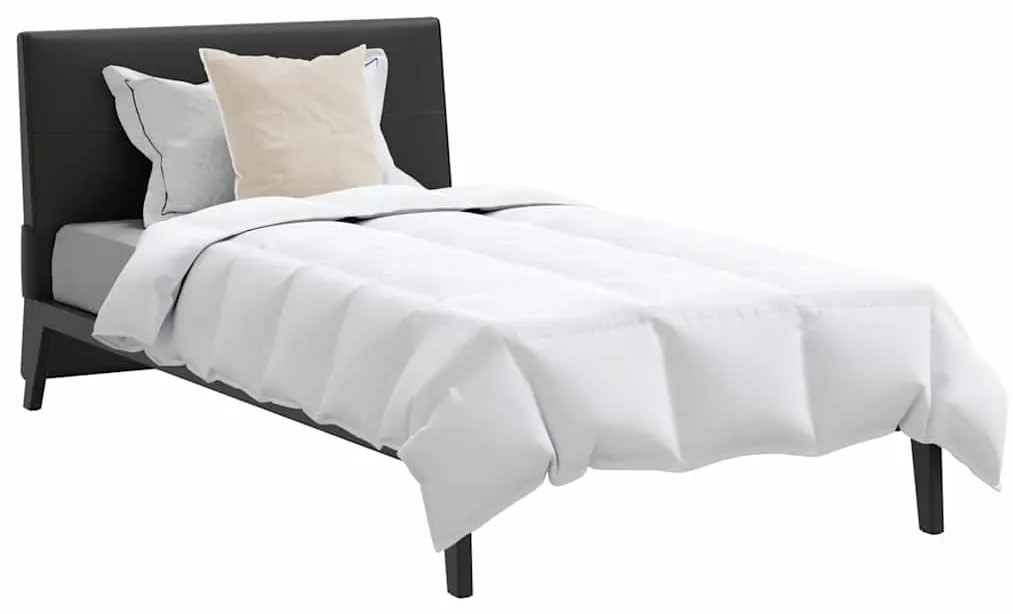 Edredão com travesseiro 2 pcs Branco 155 x 200 cm Penugem