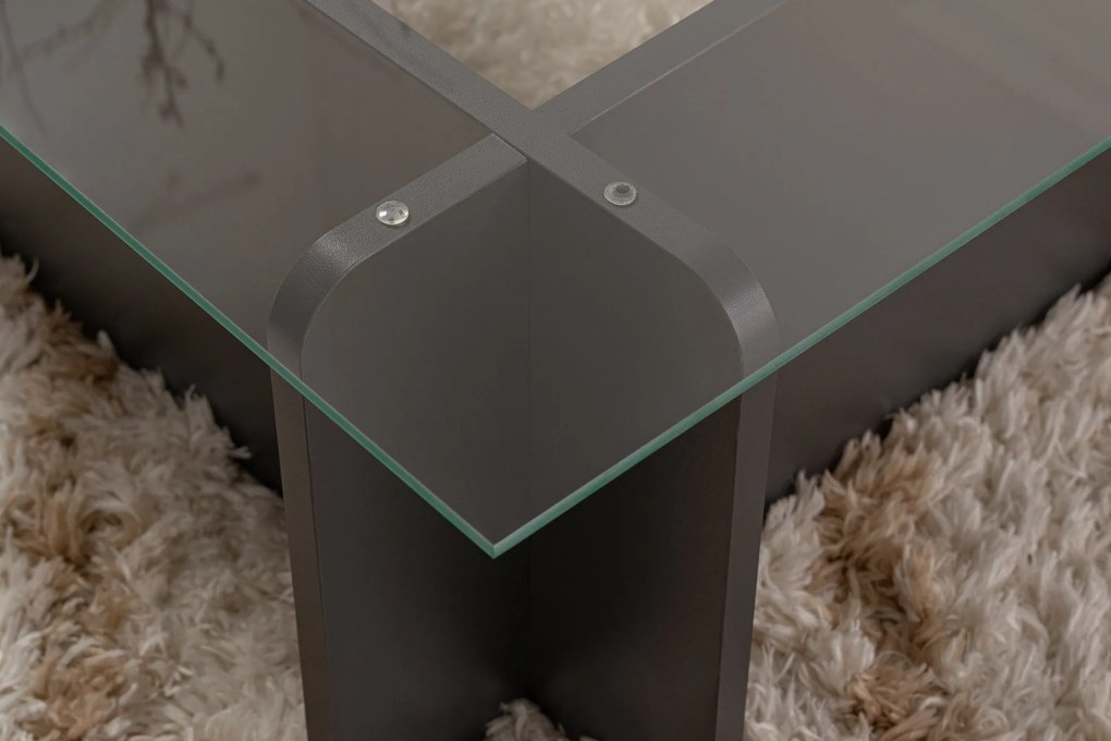 Mesa de Café Flavio - Antracite - 105x30x65 cm