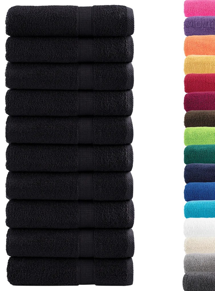 Toalhas de Banho Premium "SOLUND" 25 pcs 100x150 cm 550 gsm