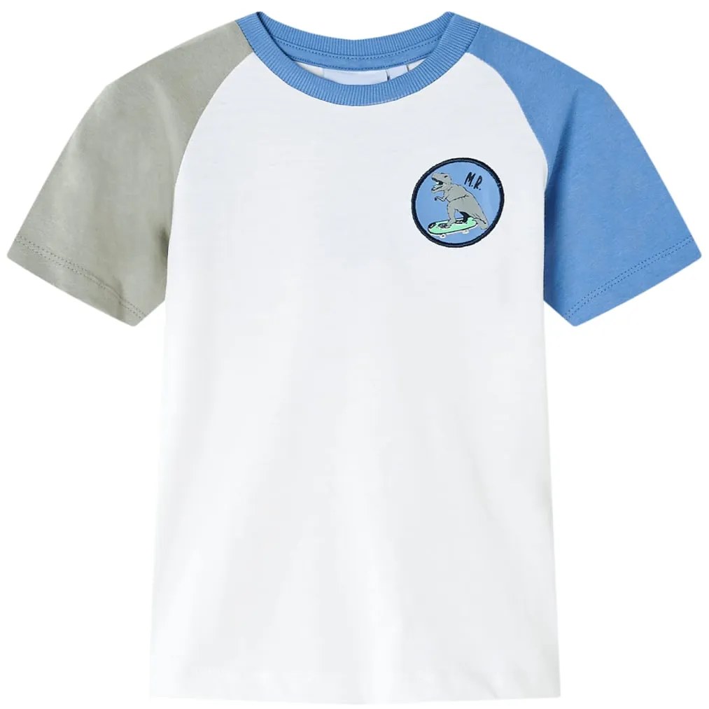 T-shirt infantil cor cru 116