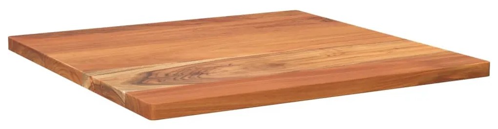 Tampo de mesa quadrado 60x60x3,8 cm madeira de acácia maciça