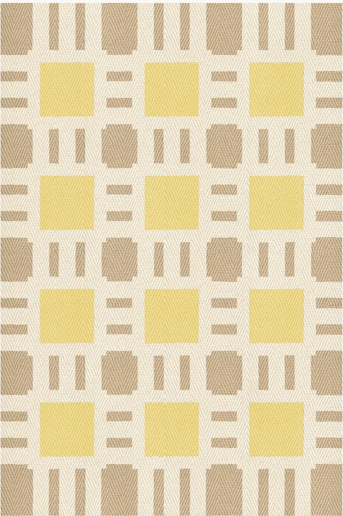 Tapete em juta artesanal Sunny Side Up