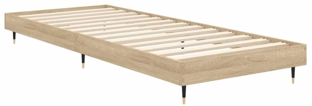 Estrutura cama s/ colchão derivados de madeira carvalho sonoma